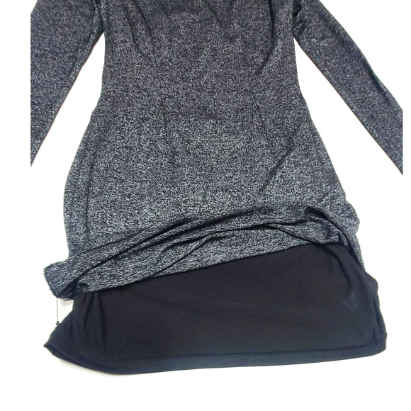 Ann Taylor LOFT grey knit small petite long sleeve dress - Picture 9 of 9